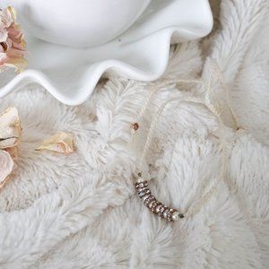 🎉 GOLD + CREME gem bracelet